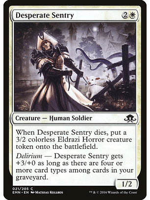 Desperate Sentry | Inglés | NM | EMN