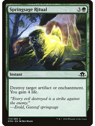 Springsage Ritual | Inglés | NM | EMN