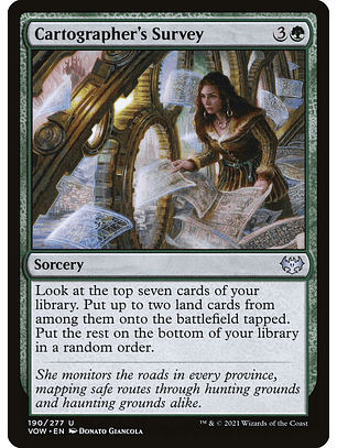 Cartographer's Survey | Español | NM | VOW