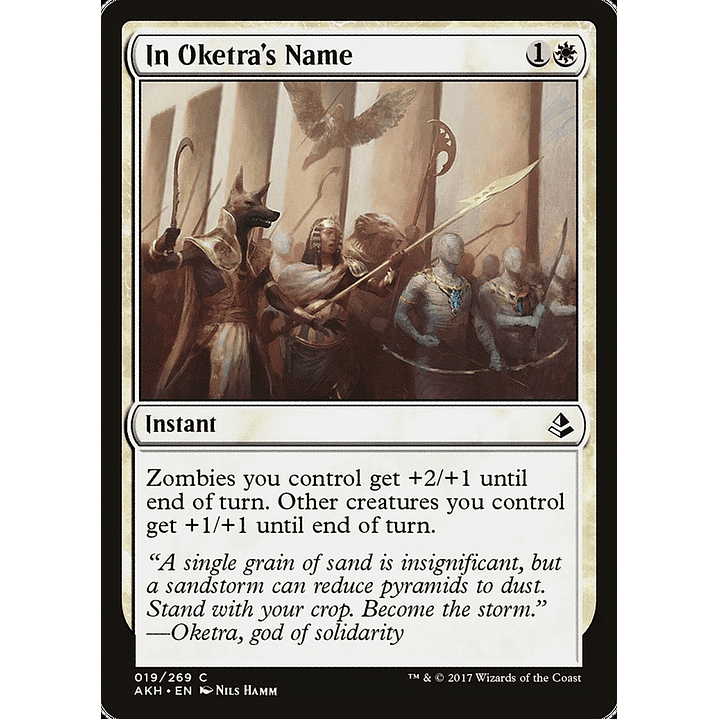 In Oketra's Name | Español | NM | AKH 1