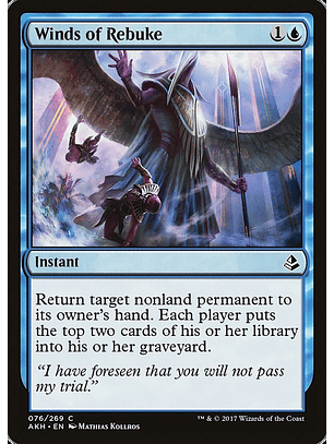 Winds of Rebuke | Español | NM | AKH