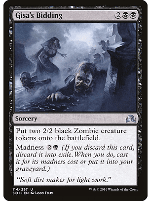 Gisa's Bidding | Español | NM | SOI