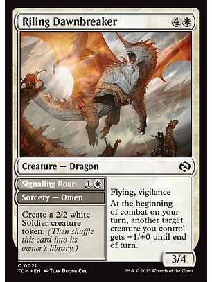 Riling Dawnbreaker // Signaling Roar | Inglés | NM | TDM