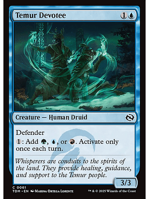 Temur Devotee | Inglés | NM | TDM