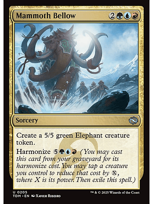 Mammoth Bellow | Inglés | NM | TDM