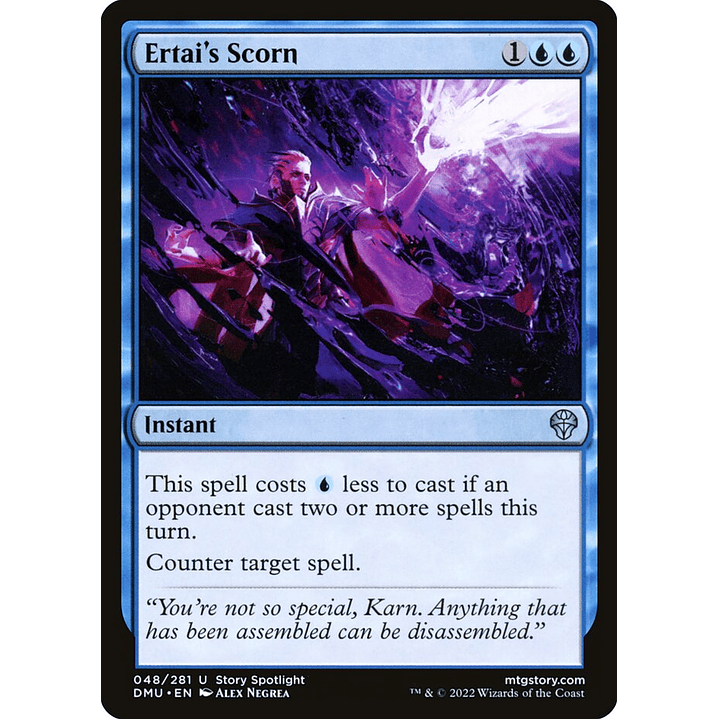 Ertai's Scorn | Español | NM | DMU 1