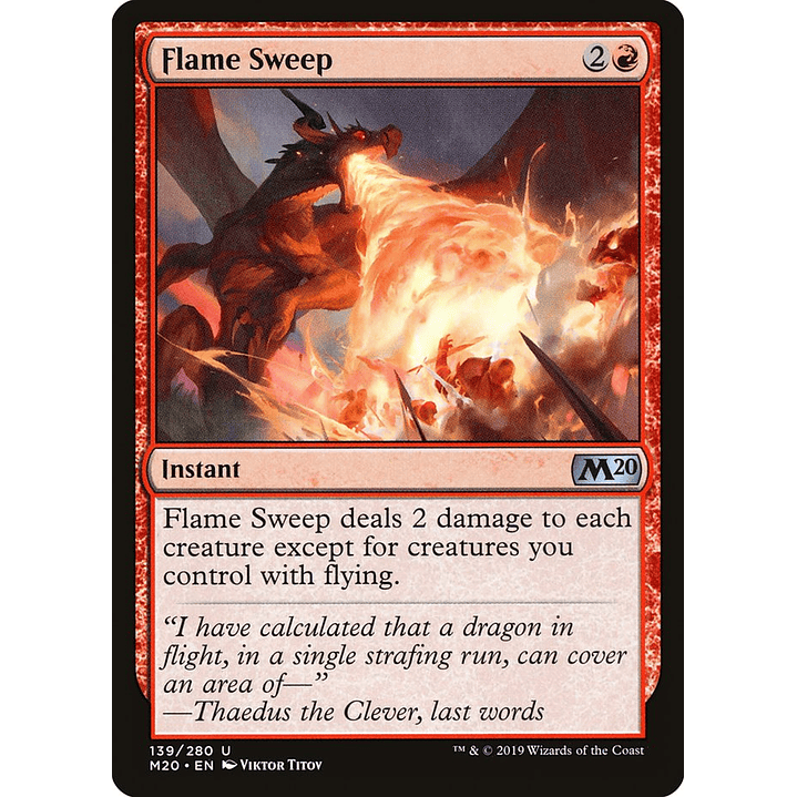 Flame Sweep | Inglés | NM | M20 1