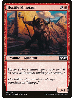 Hostile Minotaur | Español | NM | M19