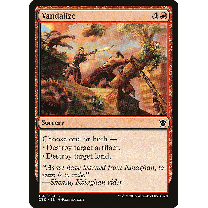 Vandalize | Español | NM | DTK 1