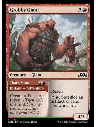 Grabby Giant // That's Mine | Inglés | NM | WOE