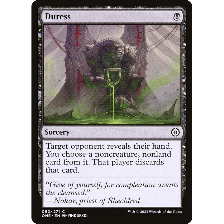 Duress | Español | NM | ONE 1