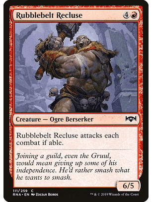 Rubblebelt Recluse | Inglés | NM | RNA