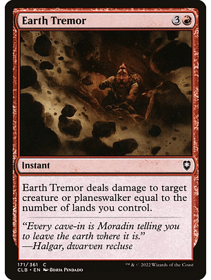 Earth Tremor | Inglés | NM | CLB