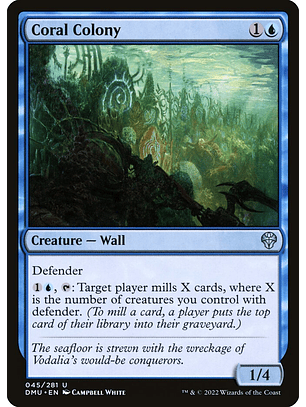 Coral Colony | Español | NM | DMU