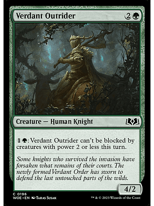 Verdant Outrider | Español | NM | WOE