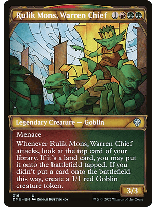 Rulik Mons, Warren Chief (Showcase) | Inglés | NM | DMU