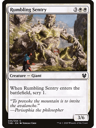 Rumbling Sentry | Inglés | NM | THB