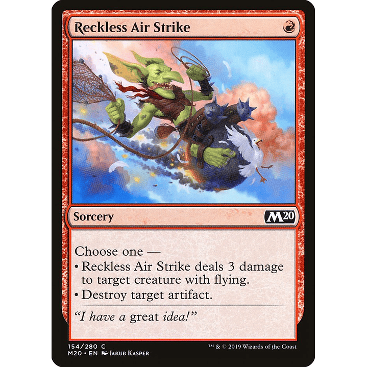 Reckless Air Strike | Español | NM | M20 1