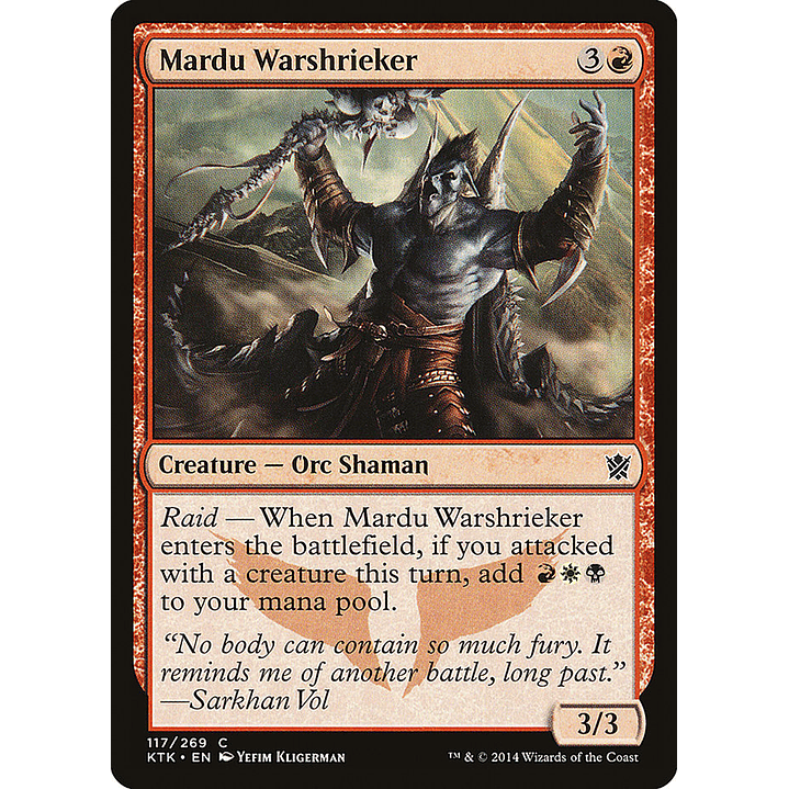 Mardu Warshrieker | Español | NM | KTK 1
