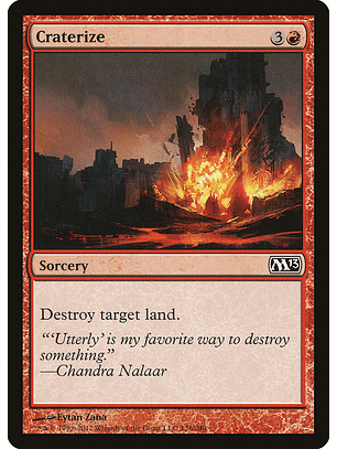 Craterize | Inglés | NM | M13