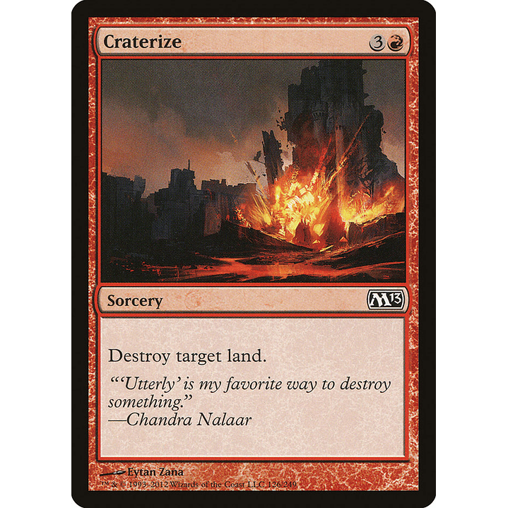 Craterize | Inglés | NM | M13 1