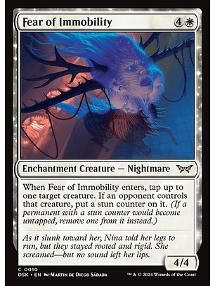 Fear of Immobility | Español | NM | DSK