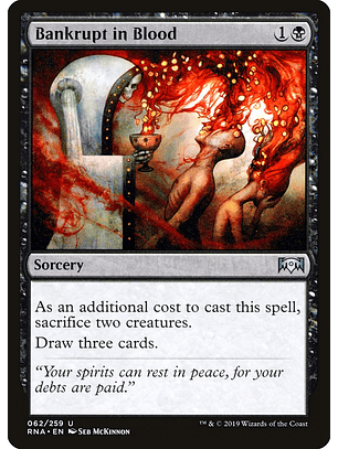 Bankrupt in Blood | Inglés | NM | RNA