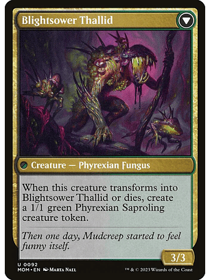 Blightreaper Thallid // Blightsower Thallid | Inglés | NM | MOM