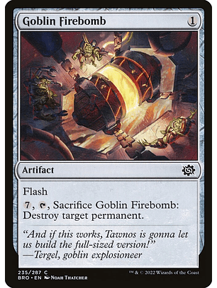 Goblin Firebomb | Español | NM | BRO
