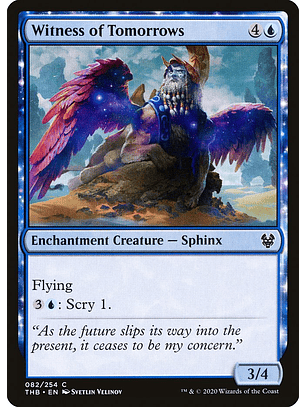 Witness of Tomorrows | Inglés | NM | THB