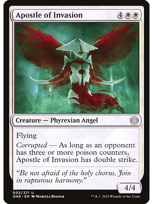 Apostle of Invasion | Inglés | NM | ONE