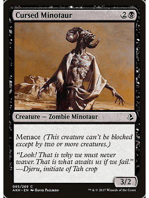 Cursed Minotaur | Español | NM | AKH