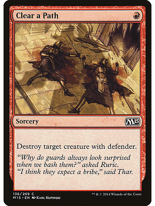 Clear a Path | Español | NM | M15