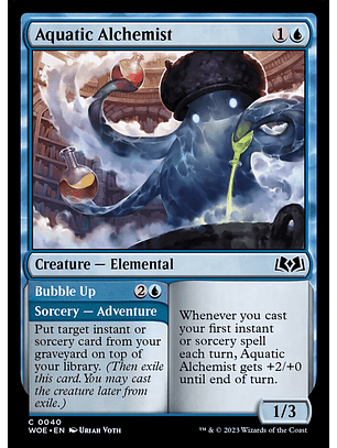 Aquatic Alchemist // Bubble Up | Inglés | NM | WOE