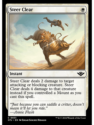 Steer Clear | Español | NM | OTJ