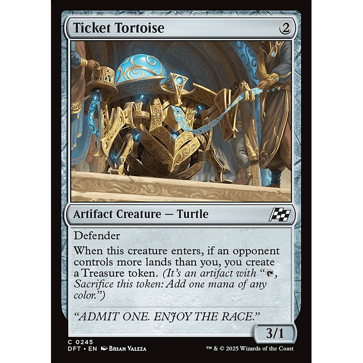 Ticket Tortoise | Español | NM | DFT 1