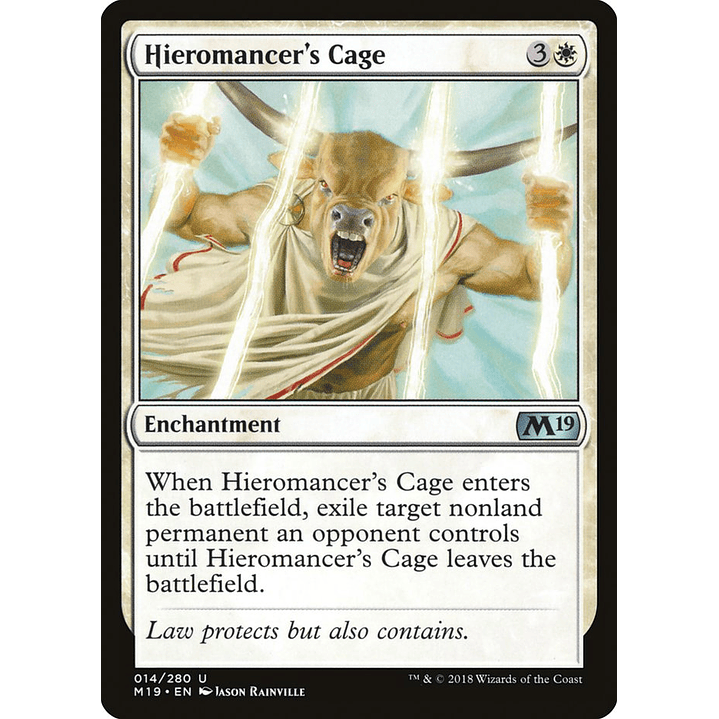 Hieromancer's Cage | Español | NM | M19 1
