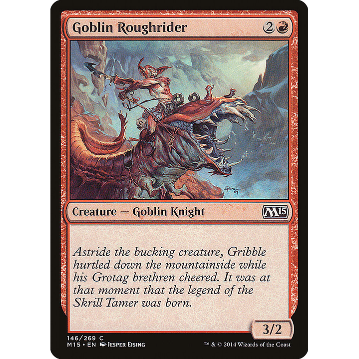 Goblin Roughrider | Español | NM | M15 1