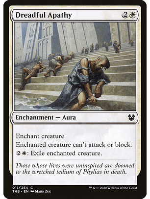 Dreadful Apathy | Inglés | NM | THB