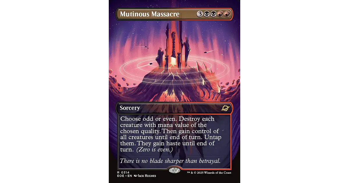 Mutinous Massacre (Borderless) | Inglés | NM | EOE