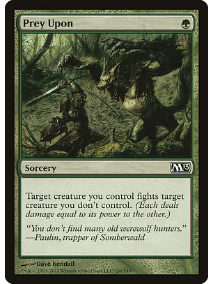 Prey Upon | Inglés | NM | M13