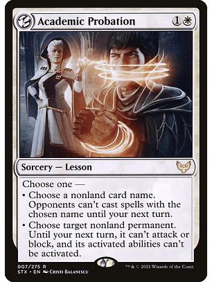 Academic Probation | Español | NM | STX