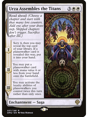 Urza Assembles the Titans | Español | NM | DMU