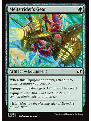 Meltstrider's Gear (foil) | Inglés | NM | EOE