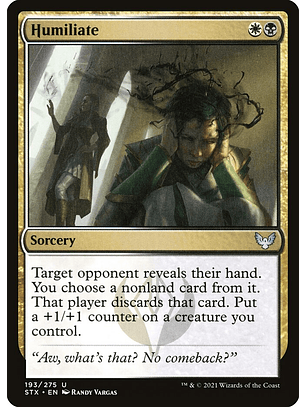 Humiliate | Español | NM | STX