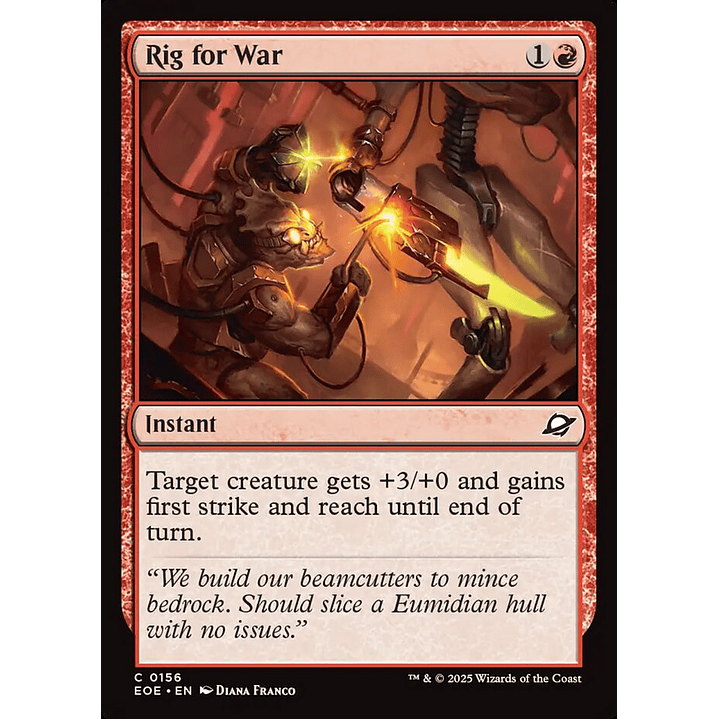 Rig for War | Inglés | NM | EOE 1