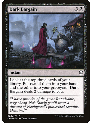 Dark Bargain | Español | NM | DOM