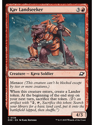 Kav Landseeker | Inglés | NM | EOE
