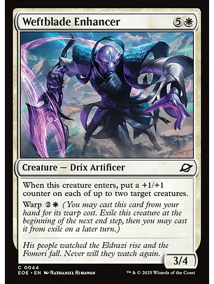 Weftblade Enhancer (foil) | Inglés | NM | EOE