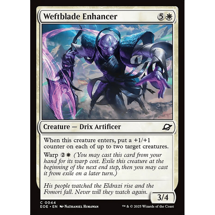 Weftblade Enhancer (foil) | Inglés | NM | EOE 1